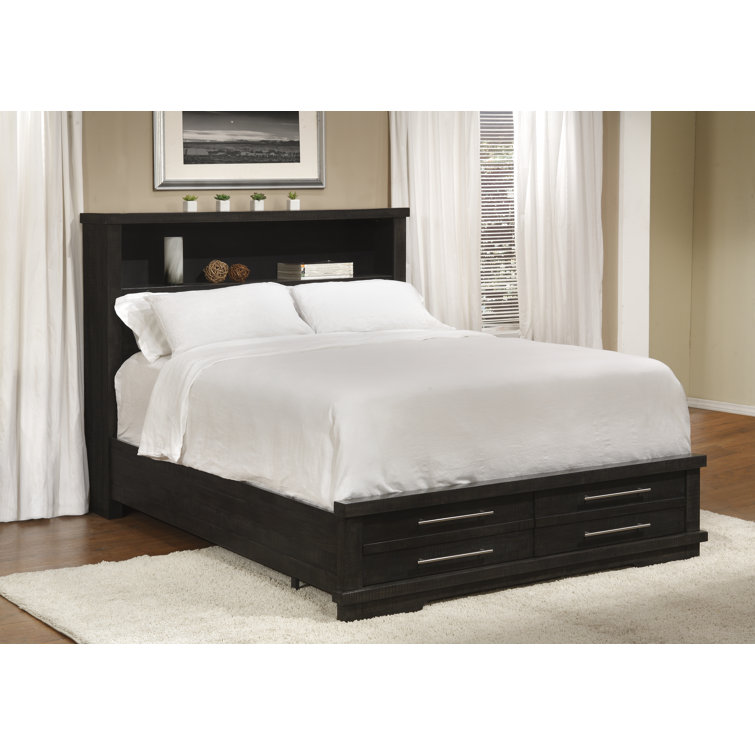Red Barrel Studio® Jebediah Solid Wood Storage Bed & Reviews Wayfair